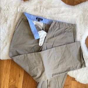 J Crew Light Grey Bedford Dress Pants (34W, 32L)